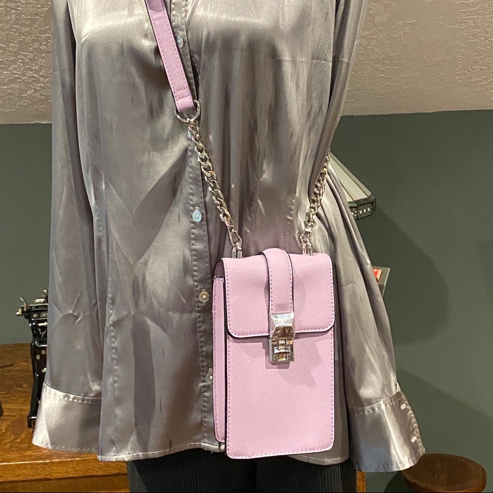 🎈 Izzy Ali Amy Phone Mini Crossbody Lavender - Picture 3 of 12